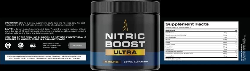 Nitric Boost Label